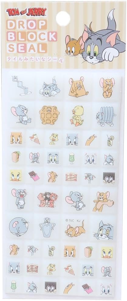 Rakuten - トムとジェリー シールシート ドロップブロックシール ファニーアート ワーナー・ブラザース 北海道倉庫