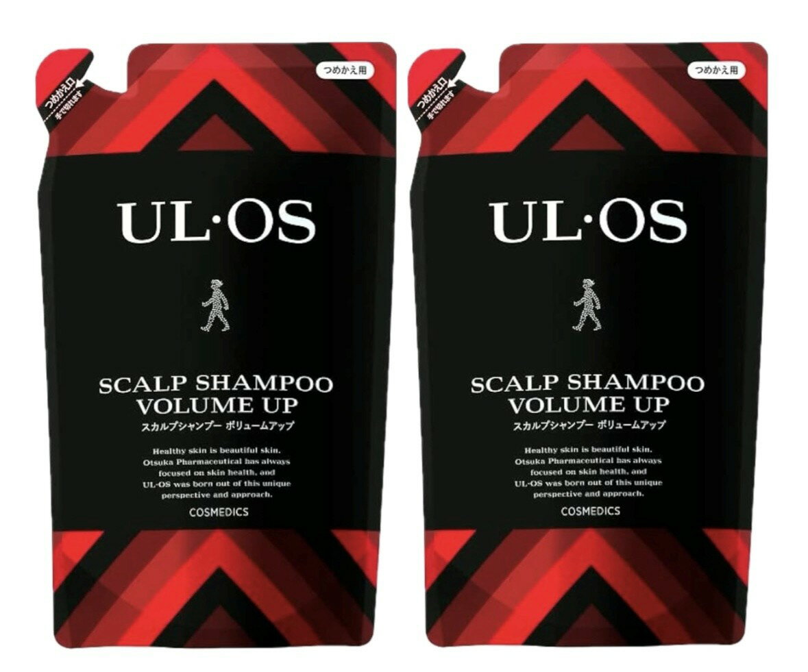 2袋セット ウル・オス スカルプシャンプー ボリュームアップ つめかえ用1袋(420mL)神奈川倉庫