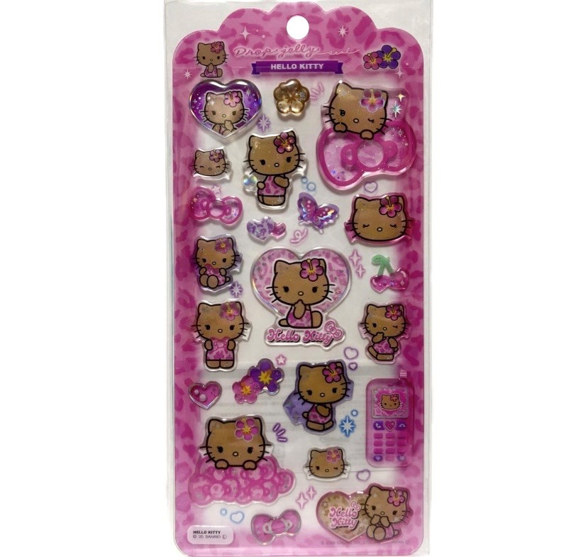 楽天市場】ボンボンドロップシール 日焼けキティ（日用品雑貨・文房具