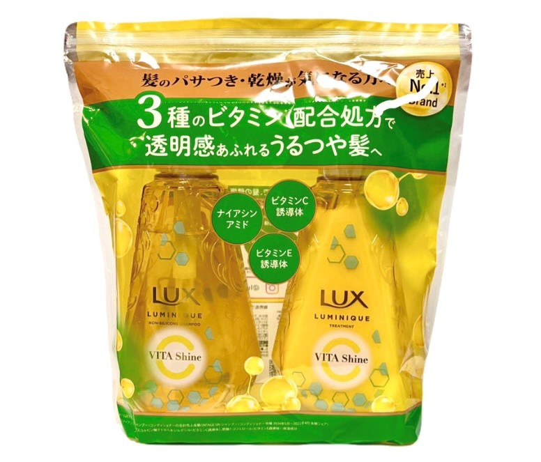 Rakuten - セット　販路限定　ラックス　ルミニーク　ビタシャイン　シャンプー＋へアトリートメント　ポンプセット　神奈川倉庫