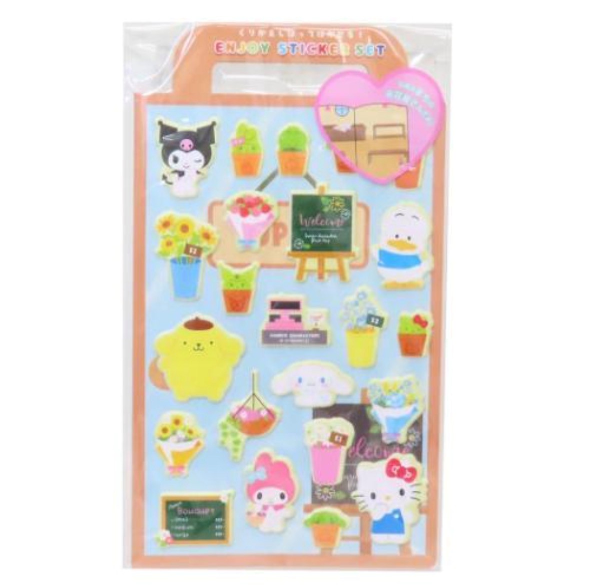 Rakuten - くりかえしはってはがせる！　サンリオキャラクターズ　まちのおはなやさん　神奈川倉庫