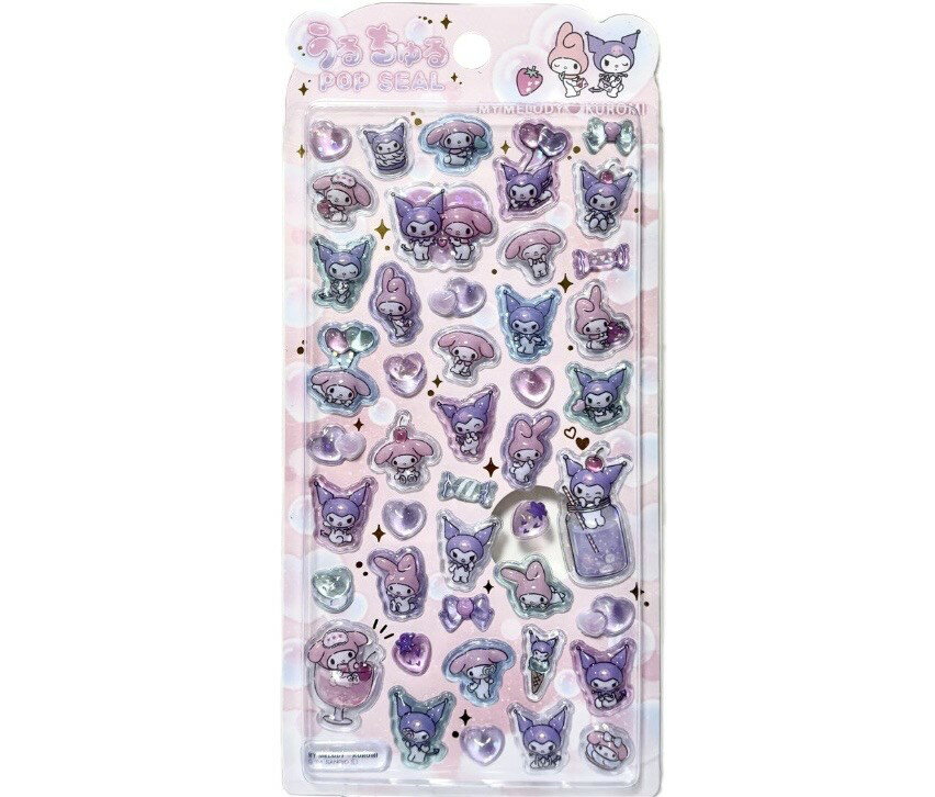 クラックス　うるちゅるポップシール　マイメロディ　クロミ　CR125919　神奈川倉庫のサムネイル