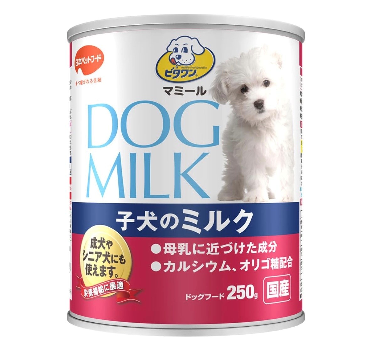 Rakuten - ビタワン マミール 国産　子犬のミルク 粉末　1缶(250g)　大阪倉庫