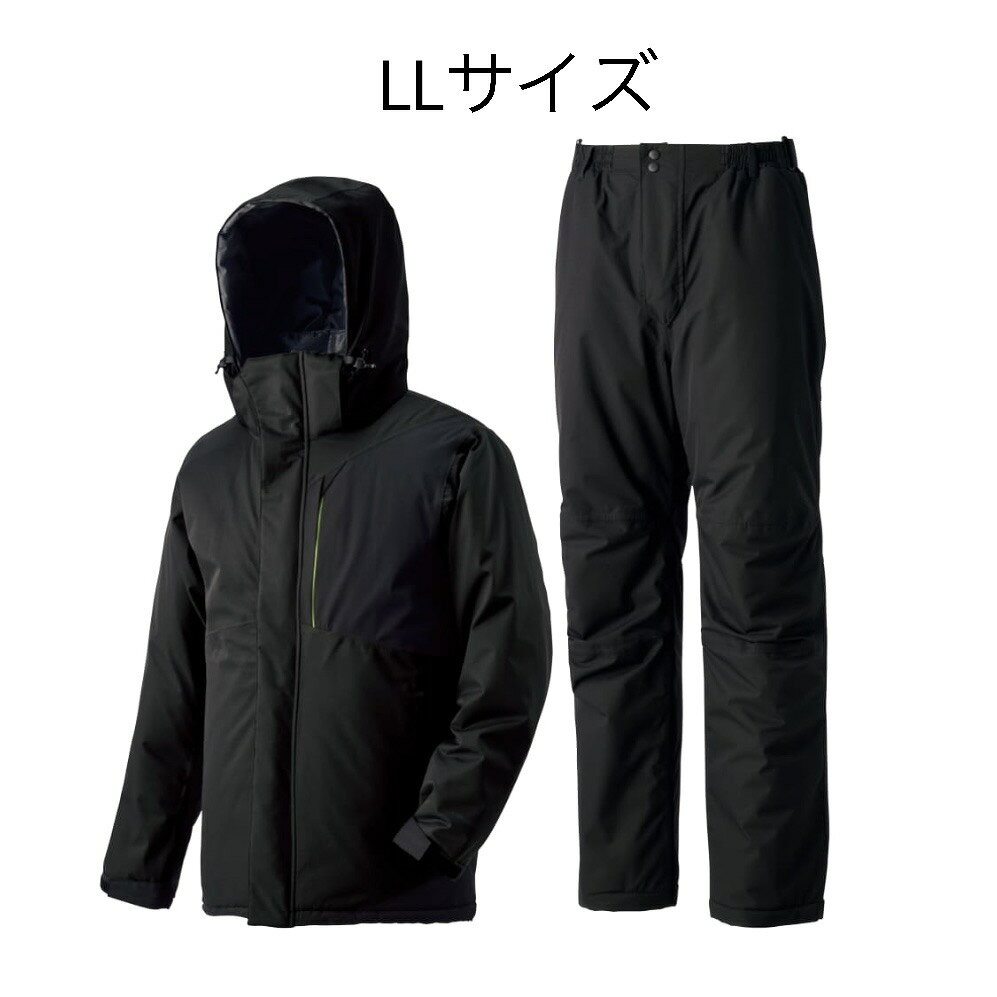 ワークマン LLサイズ チャコール メンズ エックスシェルター断熱αイージスプレミアム防水防寒スーツ 68245 大阪倉庫