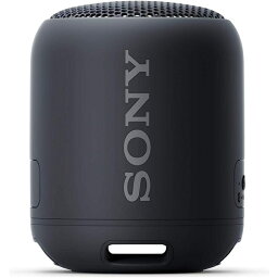 SONY ソニー ワイヤレスポータブルスピーカー: 防水 / 防塵 / Bluetooth対応 / 重低音モデル 軽量 コンパクト 2019年モデル / マイク付き/ブラック SRS-XB12 B