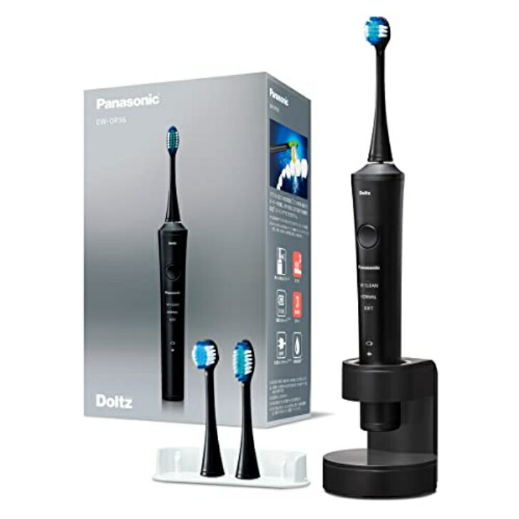 パナソニック Panasonic　電動歯ブラシ 音波　音波電動歯ブラシ　ドルツ Doltz　ハイグレードモデル 黒 ブラック　EW-DP36-K　EWDP36のサムネイル