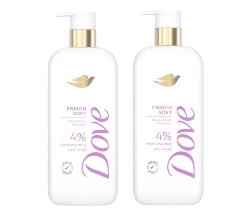 Soaps, Body Soaps - 2本セット　ダヴ ビューティセラムボディウォッシュ エンリッチソフト　1本(500g) 神奈川倉庫