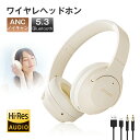 ワイヤレスヘッドホン イヤホン ANCヘッドセット Bluetooth5.3 超低遅延 wireless ANCアクティブノイズキャンセリング マイク内蔵 ENC通話 クリア通話 HiFi高音質 ゲーミングイヤホン 3.5mmオーディオケーブル付き 90日あんしん保証付き 日本語取扱説明書 送料無料