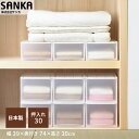 【15%OFFクーポン★7/20限定】 Globe(グローブ) 押入れ30 クリア natura ナチュラ 衣装ケース 引出し 奥行74 幅39 押し入れ 押入れ クローゼット 収納ボックス 衣類 ボックス ケース 積み重ね サンカ S