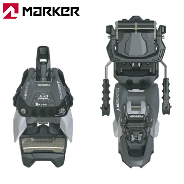 メーカー希望小売価格 96,800円(税抜 88,000円) MARKER マーカー ビンディング 《2026》 Duke PT 11 〈 送料無料 〉デュークPT 11 ※単品購入不可。当店舗で販売中のスキー板とセットでのみ購入可能です。 DIN-3-11のデュークPT-11は、スクワイヤーの性能とピンビンディングの快適な登坂特性を兼ね備えています。絶対的なハイライト は、革新的なライド&ハイク・トゥ。ウォーキングモードでは、アッパーパーツのロックを外して前方に傾けるだけで、ピンビンディングが外れます。スイングの重量を軽減するため、アッパーパーツを外してバックパックに収納することもできます。多機能ロック&ウォー ク・ユニットは自動的にブレーキをロックし、10°の登坂補助を提供します。ダウンヒルモードでは、フロントジョー部をベースプレートにカチッとはめ込み、オートクアッドロックテクノロジーで4重に固定します。トゥピースはアルパイントゥと同じように機能し、その利点はすべて活かされている!ヒールは最新世代のインターピボットヒール。24mmという低い高さは、ダイレクトなパワー伝達と素早いエッジチェンジを可能にします。マルチ規格対応のおかげで、すべてのDuke-PTはアルパイン、ツアーリング、GripWalkブーツに対応しています。 ●カテゴリー : フリーライド ●ブレーキ幅 : 100mm, 125mm ●DIN : 3.0 - 11.0 ●ブーツタイプ : A / T / GW A ●適合体重 : 30 - 110 kg ●スタンドハイト : 24mm ●トウシステム : ライド&ハイク トウ ●AFD グライディングプレート : ステンレススチール ●ヒール : ホローリンケージ2 ●カラー : アンスラサイト×グレー ●アップヒル重量(1/2ペア) : 850g ●ダウンヒル重量(1/2ペア) : 1150g ●原産国 : チェコ ※板同時購入で取り付け無料 カラー・サイズ、在庫状況によってはメーカー在庫確認後のお取寄せとなります。　 メーカー品切れなどにより商品をご用意できない場合もございます。 メーカー取寄せの場合発送までお時間を頂く場合もございます。 ■ご利用のモニタや閲覧環境により、画面の商品と実際の商品の色が異なって見える場合がございます。 ■店頭併売のためご注文のタイミングによっては商品のご用意が出来ない場合もございます。 ■商品入荷時期やメーカー変更等によりカラー・仕様など掲載写真と異なる場合もございます。 予めご了承お願いいたします。