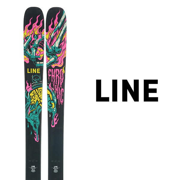 LINE ライン 試乗 中古 スキー板 《2024》 CHRONIC 94 + GRIFFON 13 TCX D ビンディングセット〈 送料無料 〉クロニック