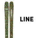 LINE ライン スキー板 《2025》PANDORA 92 CAMO 板のみ 〈 送料無料 〉パンドラ 92 カモ