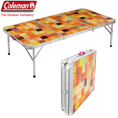 【楽天市場】コールマン COLEMAN ナチュラルモザイクリビングテーブル140 BBQ テーブル 折りたたみ 2000026750【ポイント