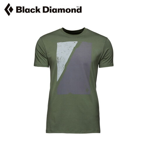 ブラックダイヤモンド Black Diamond Tシャツ メンズ ブロックプリントマウンテンティー (タンドラ) BD67618