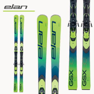 スキー板 エラン 20-21 elan GSX FUSION X + EMX12.0GW (金具付)[旧モデルスキー]