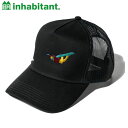 inhabitant インハビタント Truckers Cap (PH9900 BLACK) :ISM23HW12