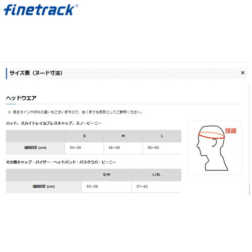 finetrack ファイントラック Unisex ドライレイヤーキャップ ：FHU0221 [pt_up] 3