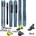 サロモン SALOMON 23-24 QST 92 板と金具2点セット( ビィンディング:TYROLIA ATTACK 11 GW セット)：ATTACK 11