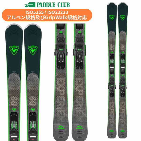 [ǥ ] ROSSIGNOL ˥硼 ڥꥨ EXPERIENCE 80 CARBON + XPRESS 11 GW BLACK GREEN () 23-24ǥ