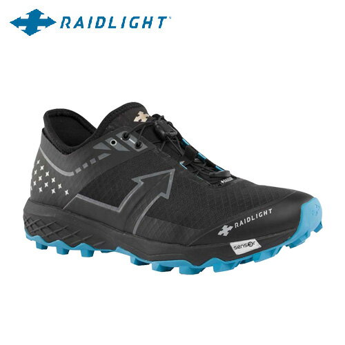 トレイルランニング シューズ RAIDLIGHT REVOLUTIV SHOES ブラック/ブラック GNHM210 旧モデル特価[ポイント5倍]