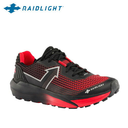 トレイルランニング シューズ RAIDLIGHT RESPONSIV ULTRA SHOES ブラック/レッド GNHM300 旧モデル特価