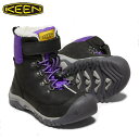 キーン KEEN グレタ ブーツ ウォータープルーフ GRETA BOOT WP (BLACK/PURPLE) ジュニア 1025524