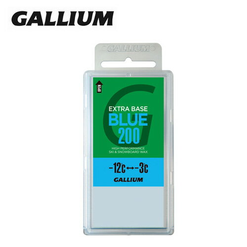 ガリウム GALLIUM ワックス WAX エクストラベース ブルー EXTRA BASE BLUE 200g SW2078