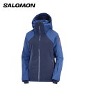 サロモン SALOMON レディース スキージャケット ブリリアント BRILLIANT (NIGHT SKY/NAVY PEONY/FIERY RED) LC...