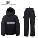 2117 twentyone seventeen スノーウェア ジュニア ジャケット パンツ LILLHEM Jacket&PANTS (Black/Black...