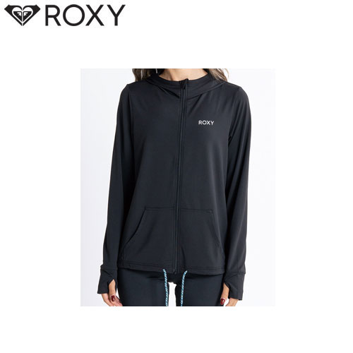 ROXY ロキシー AURORA オーロラ ラッシュガード 長袖 マリンスポーツ アウトドア (BLK)：RLY231026 夏 海[pt_up]