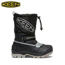 キーン KEEN ジュニア キッズ スノー トロール ウォータープルーフ SNOW TROLL WP (Black/Silver) 1026756