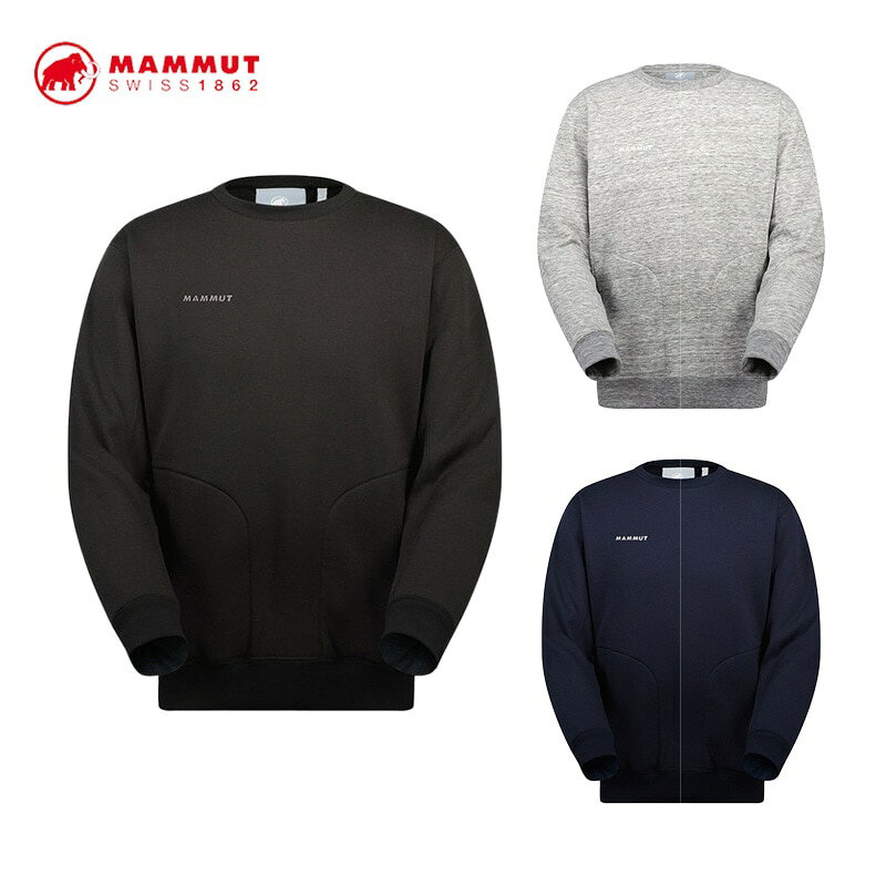乐天商城 - マムート MAMMUT マムート エッセンシャル ミッドレイヤー クルー ネック アジアンフィット Mammut Essential ML Crew Neck AF 1014-05560[ポイント10倍]