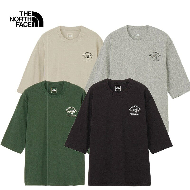 乐天商城 - ザ・ノース・フェイス THE NORTH FACE 3/4 Sleeve One Point Logo Tee クォータースリーブワンポイントロゴティー メンズ NT32537[ポイント10倍]