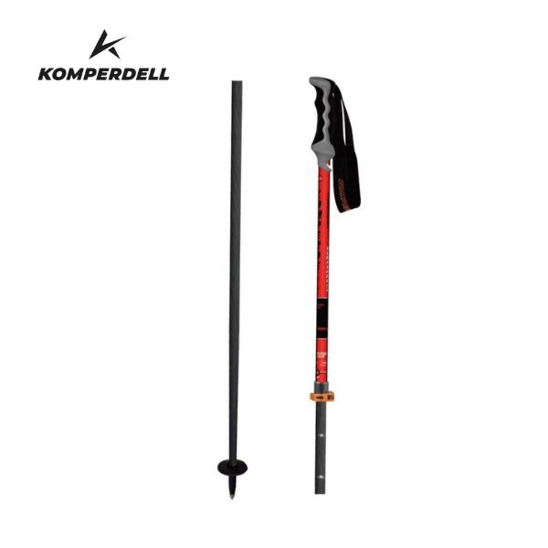 コンパーデル KOMPERDELL スキーポール 伸縮 カーボンプロバリオジャパン CARBON PRO VARIO JAPAN オレンジ