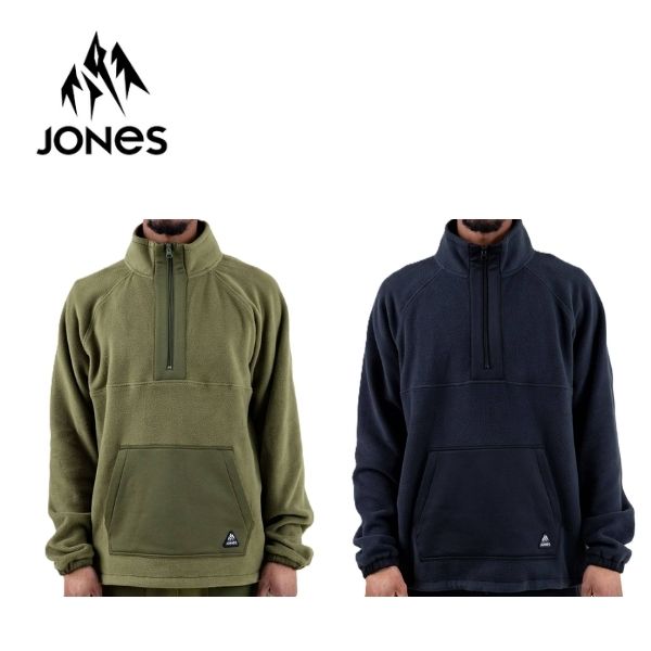 樂天商城 - ジョーンズ JONES メンズ ロッジ ハーフジップ リサイクルド フリースプルオーバー Lodge Half Zip RecycledFleece Pullover 69125403 [スノーボードウエア] [フリース]