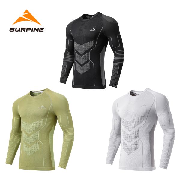 樂天商城 - サーパイン SURPINE メンズ ベースレイヤー HEATLOCK PRO THERMAL BASELAYER TOP M BLWTDM035