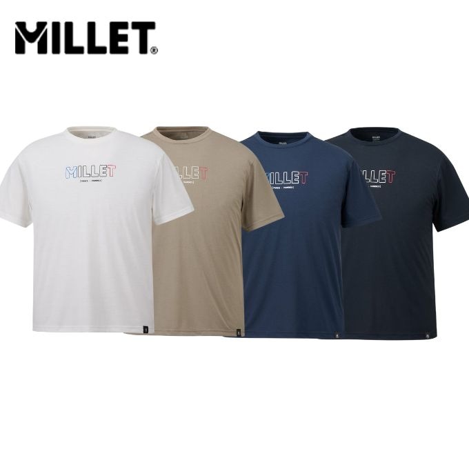 Rakuten - ミレー MILLET OUTLINE LOGO TS SS M 登山Tシャツ メンズ MIV02188 2026春夏M