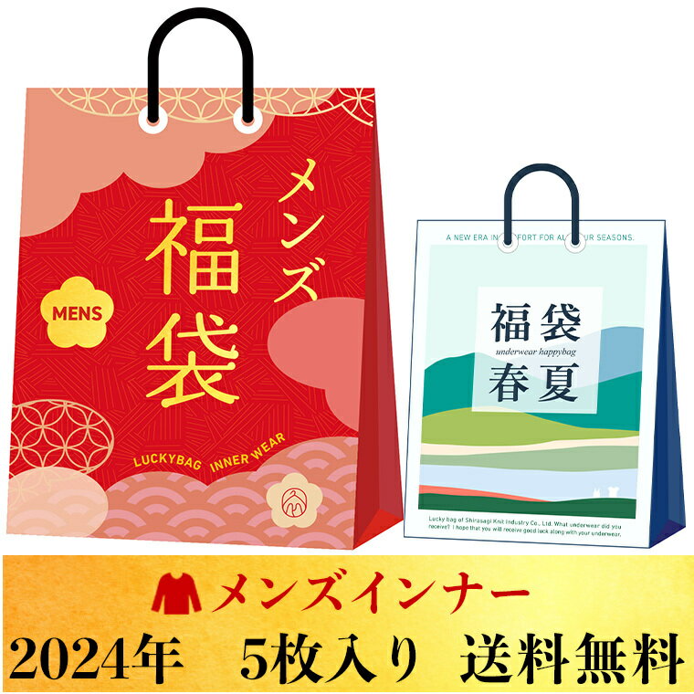 メンズインナー 福袋 5枚 セット 送料無料 肌着 下着 メンズ ハッピーバッグ タイツ ボトムス  ...