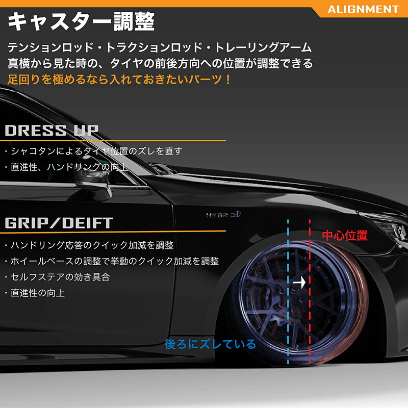 SUPERSPEC3代目NCロードスタートラクションロッド調整式リアNCEC