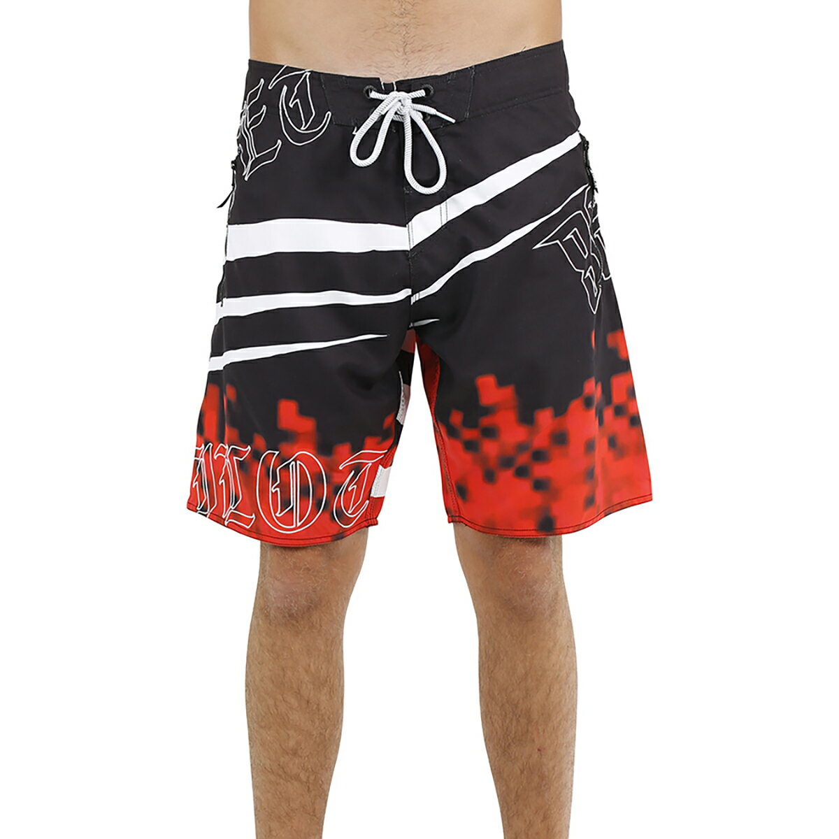 ショーツ JETPILOT ジェットパイロット新作 インシジョンボードショーツ メンズ サイズメンズ30 カラー:ブラック レッド マリンスポーツ ウォータース...