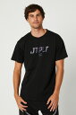 Tシャツ JETPILOT ジェットパイロット新作 RX ボルト TEE (S22605) Tシャツ トップス 半袖 ロゴプリント ユニセックス コットン ブラック マリンスポーツ ウォータースポーツ