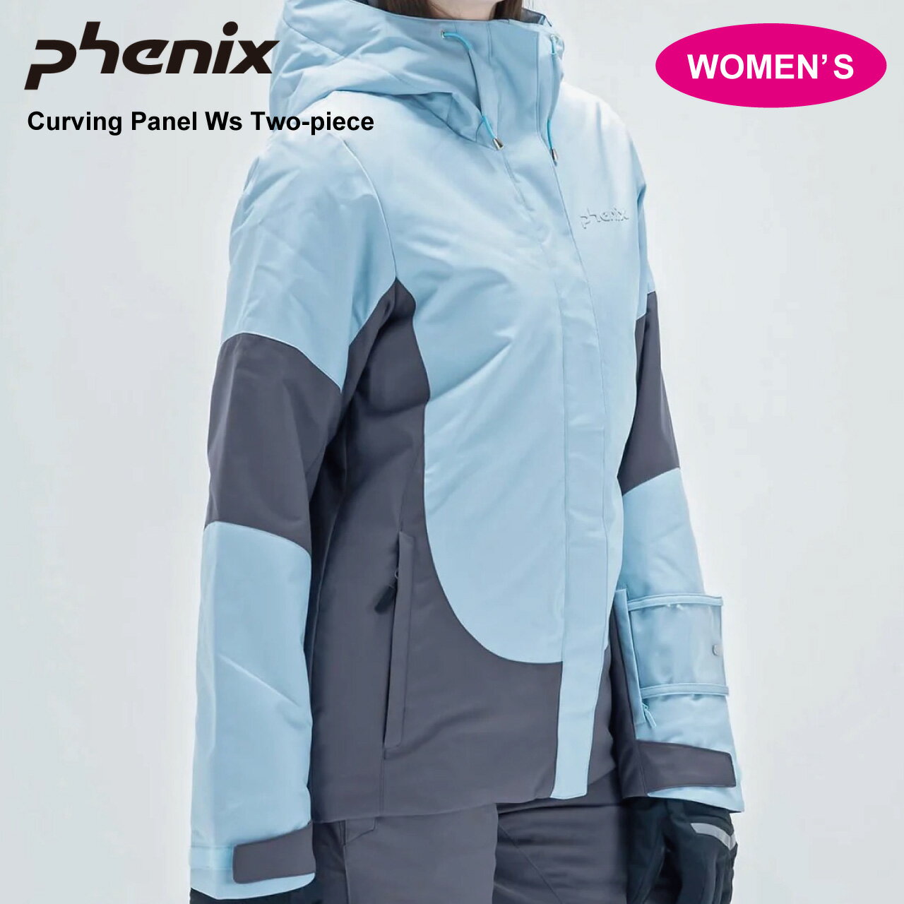 PHENIX フェニックス Curving Panel Ws Two-piece カービングパネル Wsツーピース スキー ウェア アウター ジャケット パンツ 上下セット レディース 女性 伸縮性 耐久性 防水性 保温性 PSW232P71 正規品 送料無料