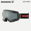 24-25 ROSSIGNOL ロシニョール ACE HERO スノーゴーグル ユニセックス 男女兼用 スキーゴーグル レンズ2枚付き ウィンタースポーツ 国内...