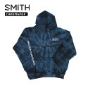 24-25 SMITH スミス Tie Dye Issue Hoodie パーカートレーナー ユニセックス 男女兼用 裏起毛 暖かい フード付き 長袖 軽量 トップス スキー スノーボード アウトドア パーク ウィンタースポーツ 数量限定 国内正規品 送料無料