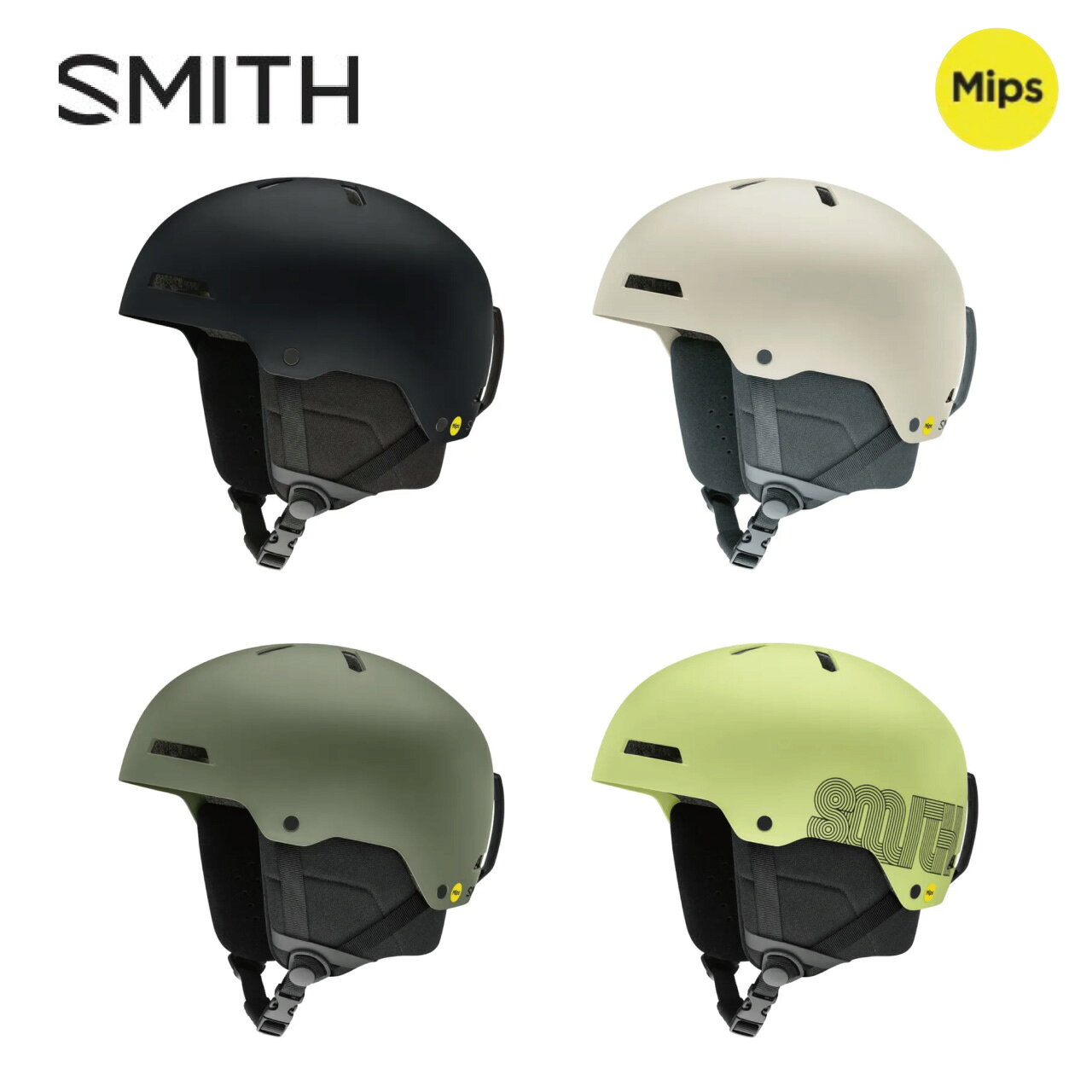 Rakuten - 25-26 SMITH スミス Rodeo ロデオ スノーヘルメット ユニセックス 男女兼用 他方向衝撃保護 ケガ防止 耐久性 軽量 MIPS搭載 アジアフィット スキー スノーボード ゲレンデ パーク フリーライド ウィンタースポーツ 国内正規品 送料無料