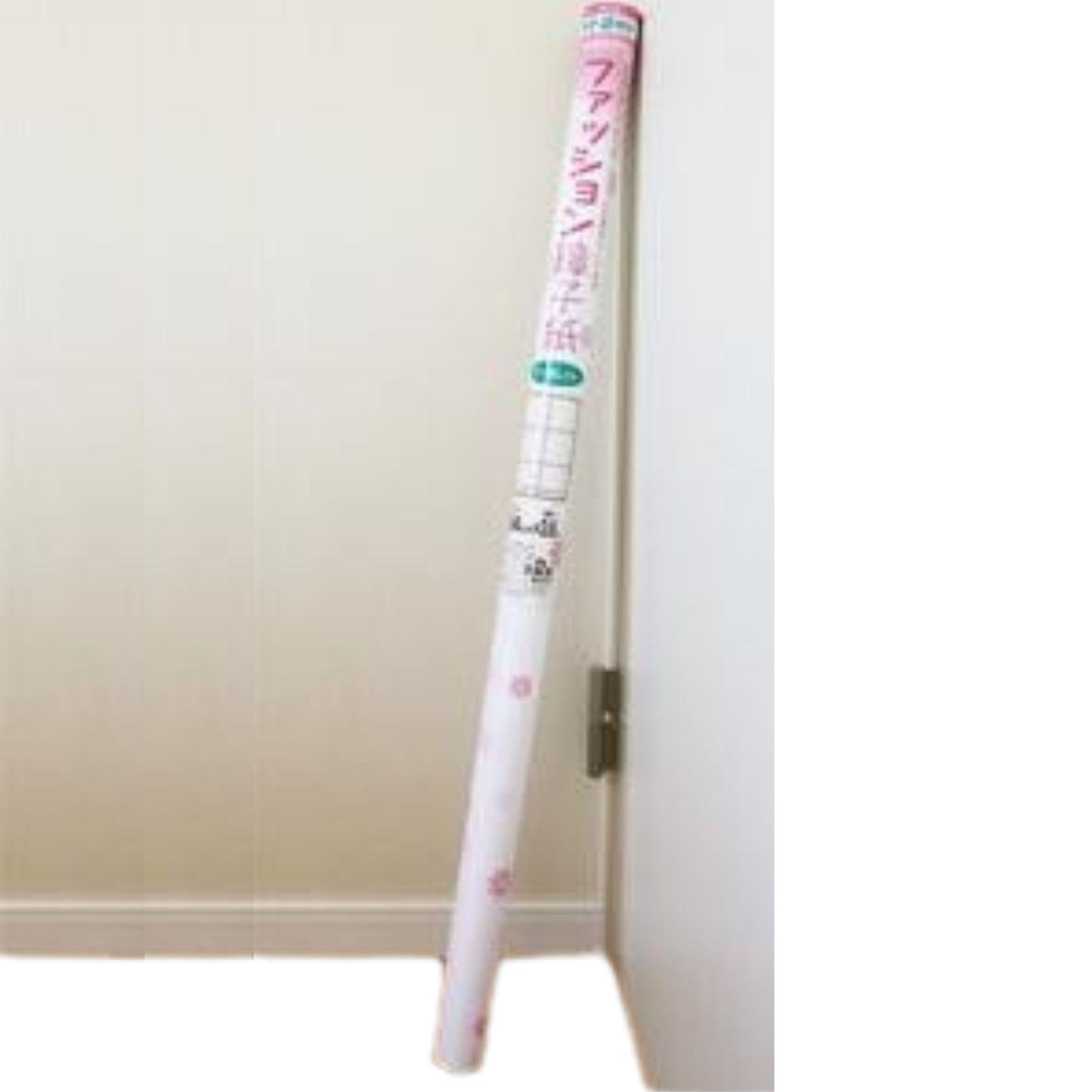 ファッション障子紙　プリント模様　94cm×3.6m巻(約2枚分)　×2セット　マーガレット(ピンク)・FP-001