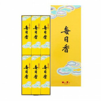 日本香堂 毎日香 進物型サック6入 包装品 10601