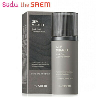 ジェム ミラクル ブラック パール O2 バブル マスク 105g GEM MIRACLE Black Pearl O2 Bubble Mask theSAEM ザセム バブルパック 炭酸パック 毛穴 バブル パック 炭酸パック 韓国 ジェム ミラクル ブラック パール O2 バブル マスク 105g GEM MIRACLE Black Pearl O2 Bubble Mask theSAEM ザセム バブルパック 炭酸パック 毛穴 バブル パック 炭酸パック 韓国