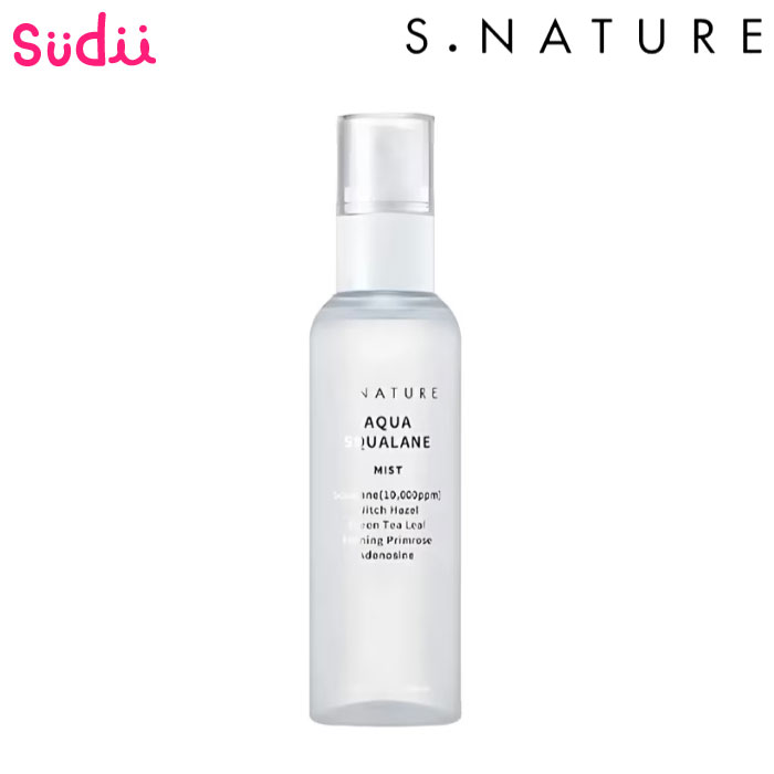 【水分天才 保湿ミスト】S.NATURE AQUA SQUALANE MIST 100ml【正規品】エスネイチャー アクアスクワラン ミスト VEGAN 化粧水...