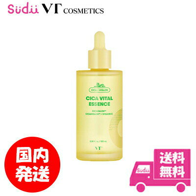 送料無料 国内発送 vt cosmetics シカ バイタル エッセンス 美容液 アンプル セラム ジェルエッセンス 100ml 美容液 アンプル セラム ジェルエッセンス CICA ツボクサ ゆず ビタミンC べたつかない ツヤ 保湿のサムネイル